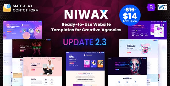 Niwaxv.Nulled CreativeAgency&PortfolioHTMLTemplate
