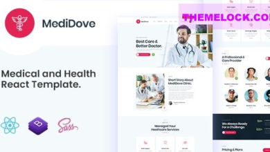 MediDovev.Nulled&#;MedicalandHealthReactTemplate