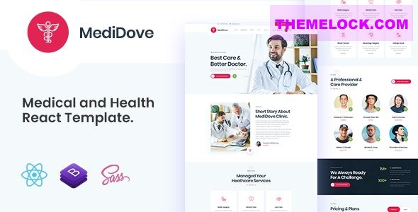 MediDovev.Nulled&#;MedicalandHealthReactTemplate