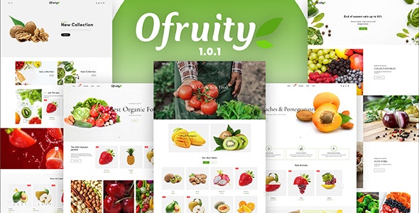 Ofruityv..Nulled&#;OrganicFood/Fruit/VegetableseCommerceShopifyTheme