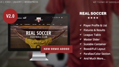 RealSoccerv.Nulled&#;SportClubsResponsiveWPTheme