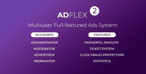 AdFlexv..–MultiUserFull featuredAdsSystemNulledScript