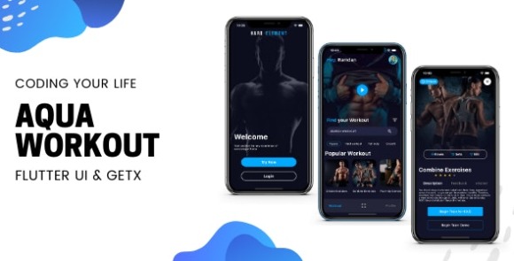 AquaWorkout(Fitness)Appv..Nulled–FlutterUIKitusingGetXSourceCode