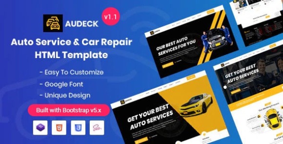 Audeckv.Nulled–AutoServicingBootstrapTemplateFree