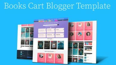 Books Cart Nulled – Premium Book Store Blogger Template