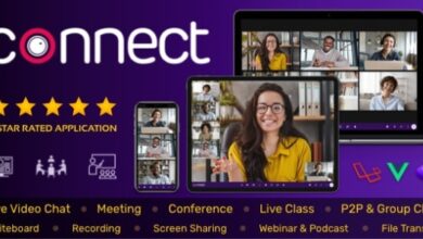 Connectv..Nulled–LiveVideo&#;ChatMessaging,LiveClass,Meeting,Webinar,FileSharing,WhiteboardScript
