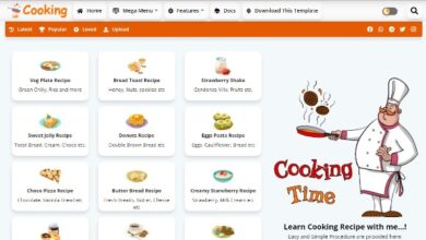 Cooking Nulled – Recipe and Food Website Blogger Template Free