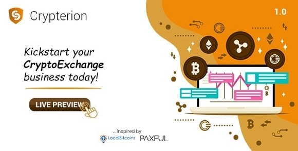 Crypterionv.Nulled–Multi featuredCryptocurrencyExchangeSoftware(withself hostedwallets)