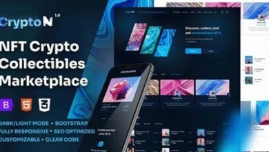 CryptoNv.Nulled–NFTCollectiblesMarketplaceHTMLTemplateFree