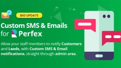 CustomSMS&#;EmailNotificationsforPerfexCRMv..Nulled–Addon