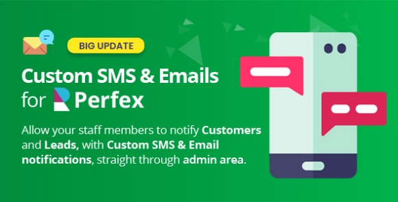 CustomSMS&#;EmailNotificationsforPerfexCRMv..Nulled–Addon