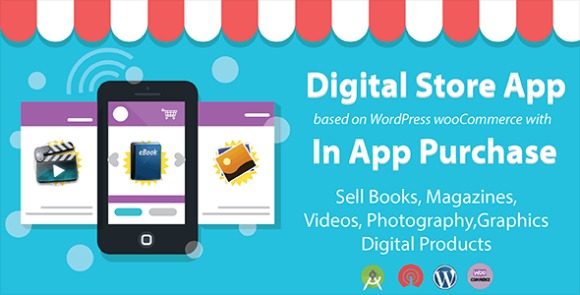 DigiStore In App Purchase with WooCommerce App Source Code