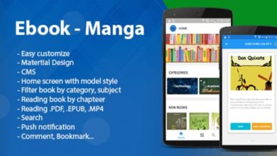 Ebook Nulled – Manga – Comic Android (Read Multi Format) App Source Code