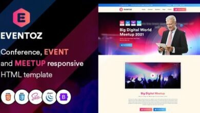 Eventozv.Nulled–Conference,EventandMeetupHTMLTemplateFree