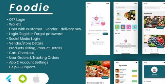 Foodiev..Nulled–FlutterGrocery,Food,Pharmacy,StoreDeliveryMobileAppSource
