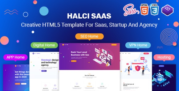 HalciSaasv.Nulled–CreativeHTMLTemplateforSaas,Startup&#;Agency