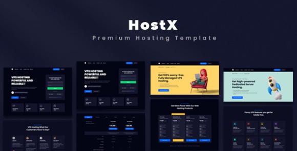 HostXv..Nulled–PremiumHostingTemplateFree