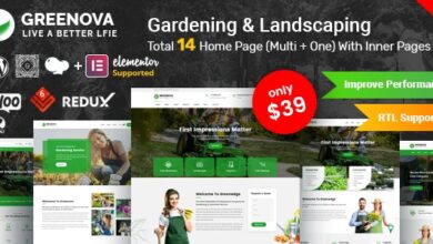 Greenovav..Nulled&#;Gardening&#;LandscapingWordPressTheme