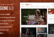 MagOne v6.9.55 Nulled – Responsive News & Magazine Blogger Template