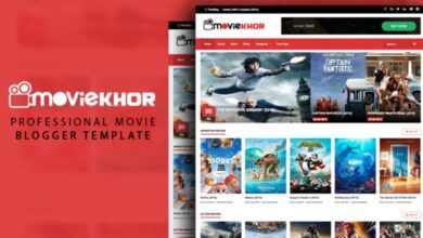 MovieKhor (Premium) Nulled – Professional Movie Blogger Template