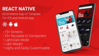React Native Store UI Template App Source Code