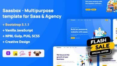 Saasboxv.Nulled–MultipurposeHTMLTemplateforSaaS&#;AgencyFree