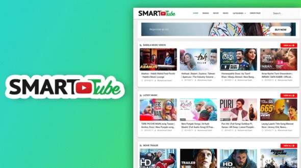 Smart Tube Nulled – Video Website Blogger Template – Responsive Theme