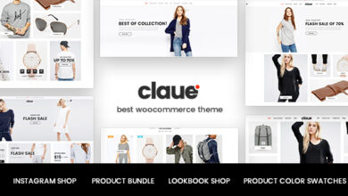 Clauev..Nulled&#;Clean,MinimalWooCommerceTheme