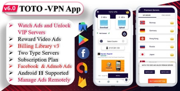 TOTOv.Nulled–VPN,VPNApp,FacebookAds,AdmobAds,AdsManageRemotely,VPN,VPNSubscriptionPlanAppSource