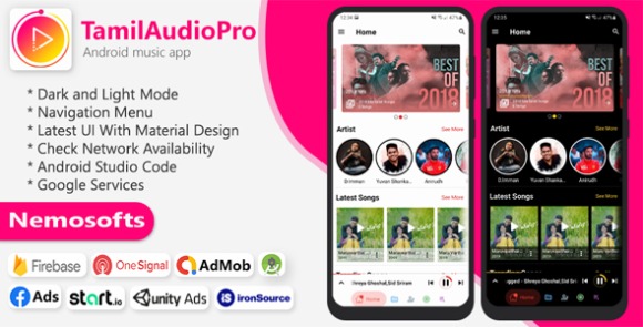 Tamilaudiopro(Mar)Nulled–OnlineMusicStreamingAppsSourceCode