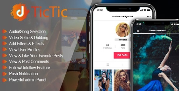 TicTicv..Nulled–AndroidMediaAppforCreatingandSharingShortVideosAppSourceCode
