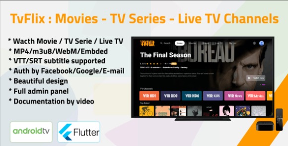 TvFlixv.Nulled–Movies–TVSeries–LiveTVChannelsforAndroidTVAppSourceCode