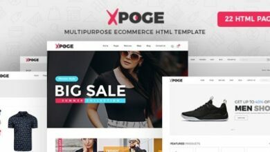 Xpogev.Nulled–MultipurposeeCommerceHTMLTemplateFree
