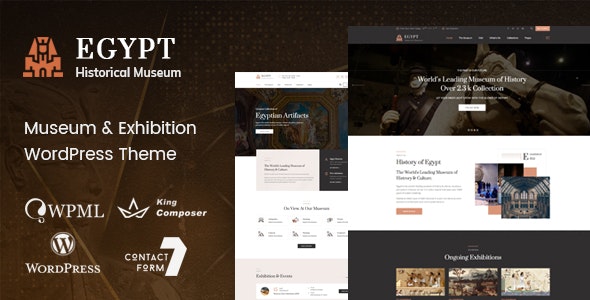 Egyptv.Nulled&#;Museum&#;ExhibitionWordPressTheme