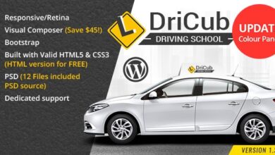 DriCubv.Nulled&#;DrivingSchoolWordPressTheme