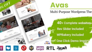 Avasv...Nulled&#;Multi PurposeWordPressTheme