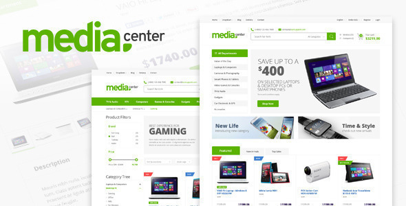 MediaCenter v2.7.21 开心版 – 电子商店 WooCommerce 主题