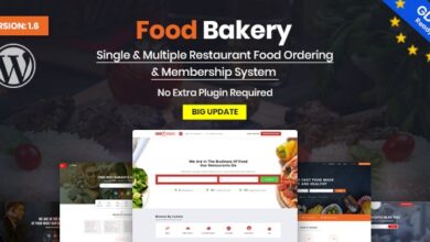 FoodBakeryv.Nulled&#;FoodDeliveryRestaurantDirectoryWordPressTheme
