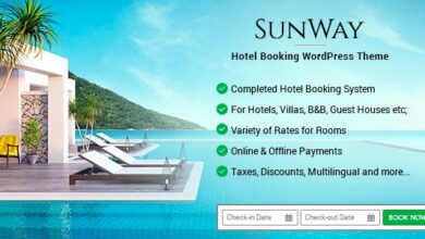 Sunwayv.Nulled&#;HotelBookingWordPressTheme