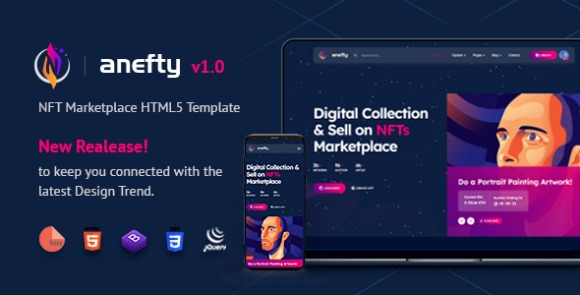 Aneftyv.Nulled–NFTMarketplaceHTMLTemplateFree