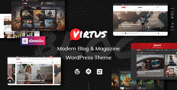 Virtusv..Nulled&#;ModernBlog&#;MagazineWordPressTheme