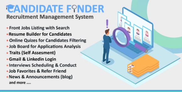 CandidateFinderv.Nulled–RecruitmentManagementSystemScript