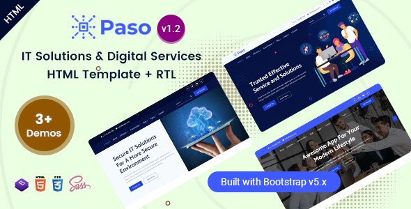 Pasov.Nulled&#;ITSolutions&#;DigitalServicesHTMLTemplate