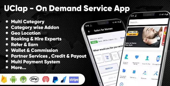 UClapv.Nulled&#;OnDemandHomeServiceApp|UrbanClapClone|AndroidAppwithInteractiveAdminPanel