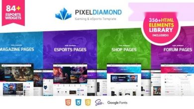 PixelDiamondv.Nulled HTMLeSportsTeam,SportsResults&GamingMagazine