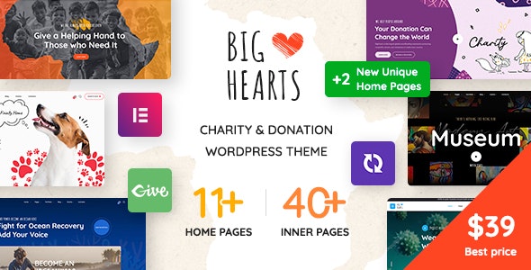 BigHeartsv..Nulled&#;Charity&#;DonationWordPressTheme