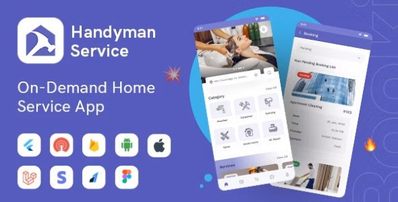 HandymanServicev.Nulled–FlutterOn DemandHomeServicesAppwithCompleteSolutionSourceCode