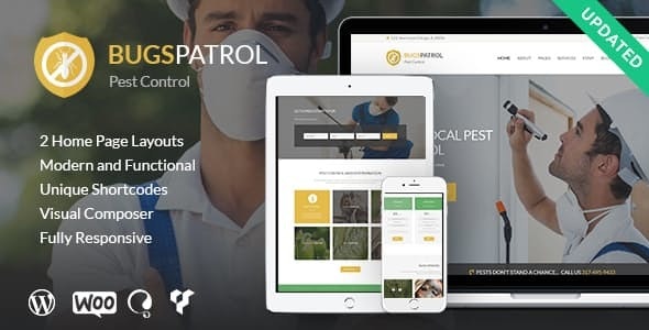BugsPatrolv..Nulled&#;Pest&#;InsectsControlDisinsectionServicesWordPressTheme
