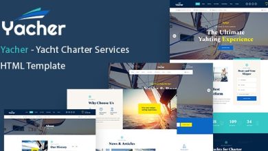 YacherNulled&#;YachtCharterServicesHTMLTemplate