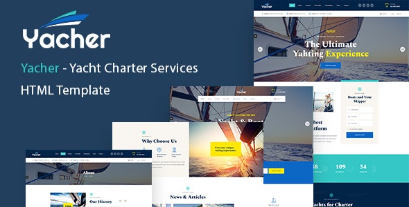 YacherNulled&#;YachtCharterServicesHTMLTemplate